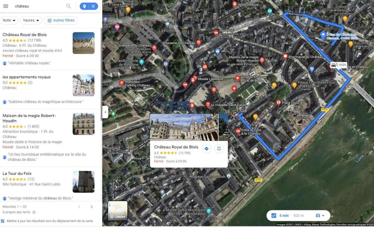 Appart Cosy Hypercentre Blois 5Mn Chateau Parking Voiture Velos Eksteriør billede